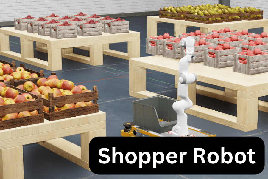 Shopper Image in a produce market