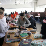 Truth and Reconciliation Art Installation - Students book wrapping.