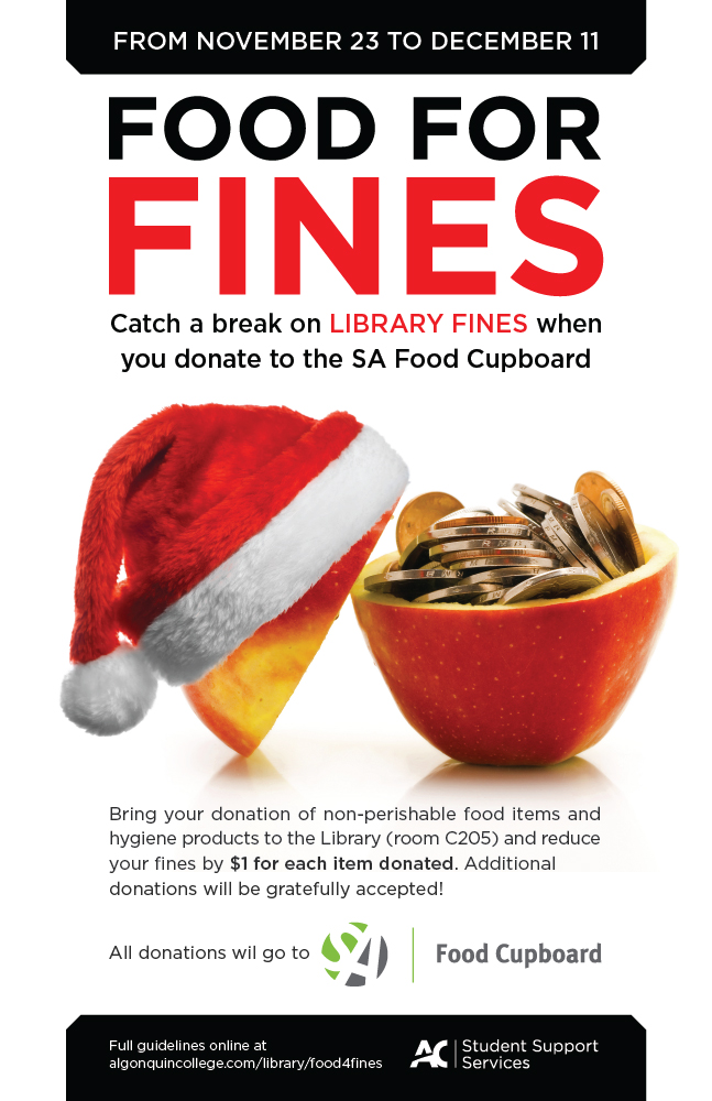 Food For Fines Library 1748