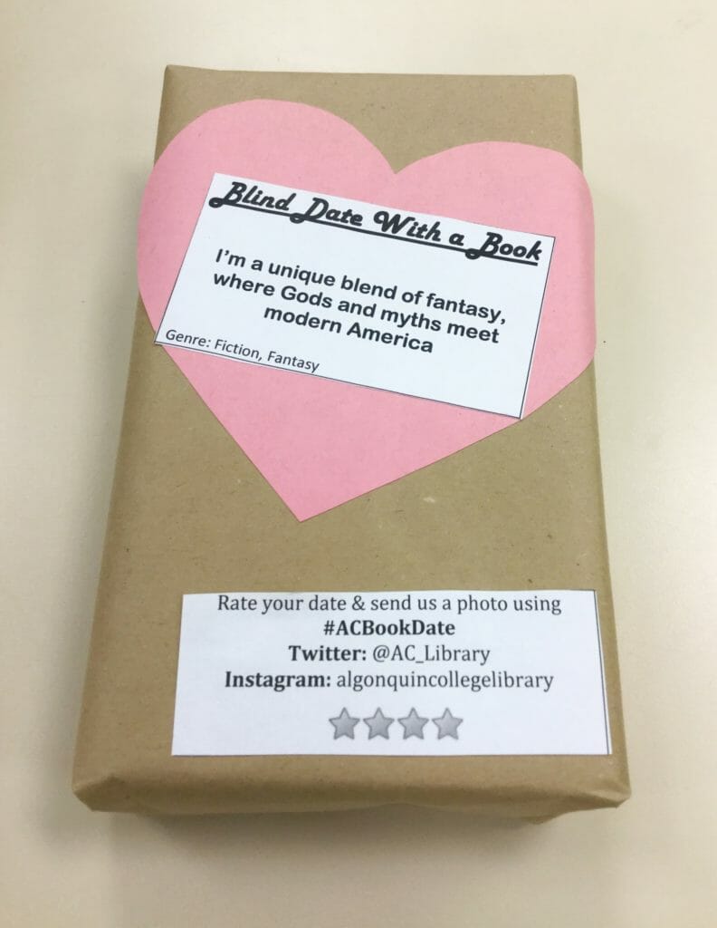 library blind date with a book