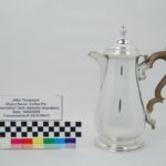 Restored silver coffeepot