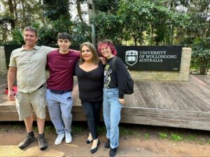 Algonquin College students visit the University of Wollongong in Australia