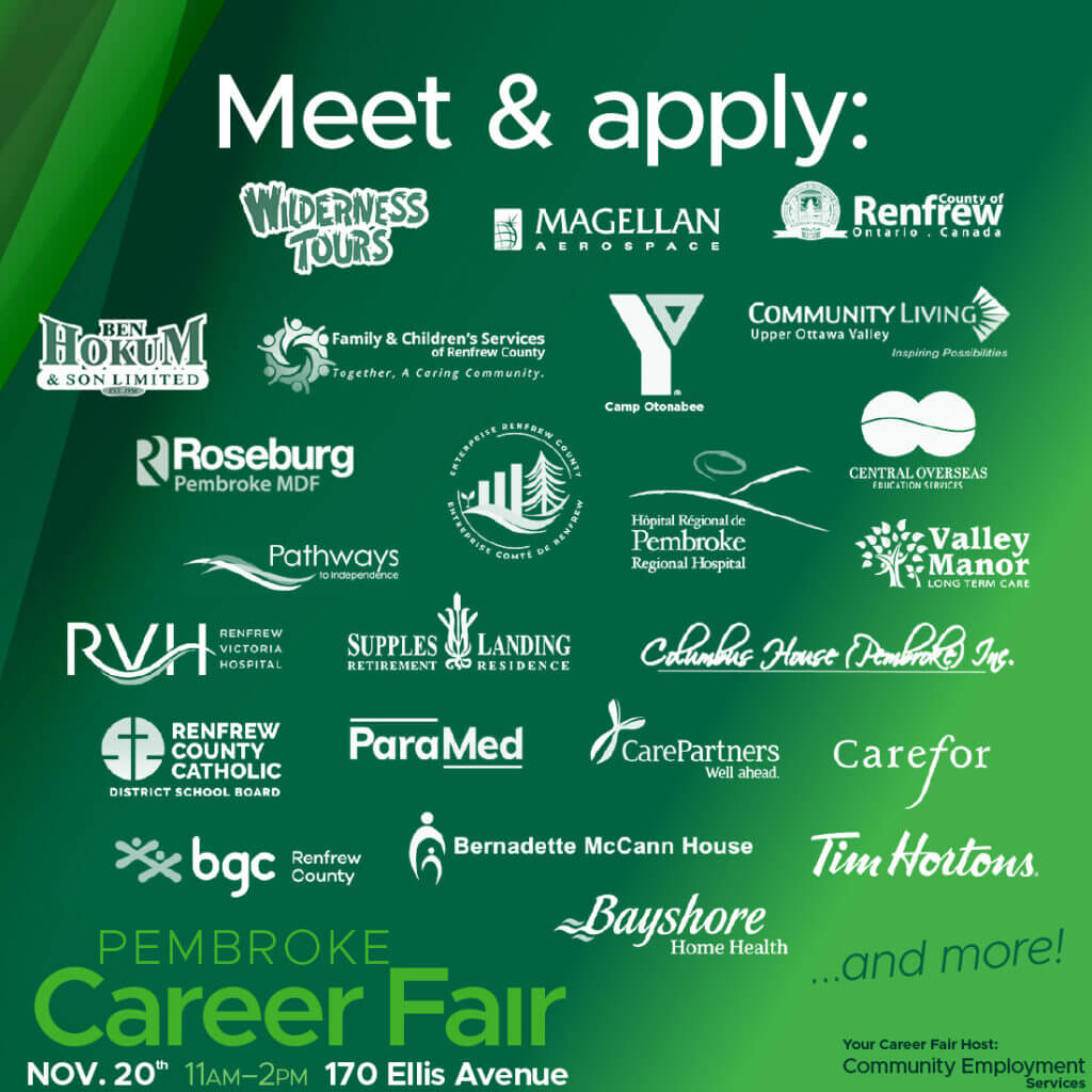 Pembroke Career Fair on November 20th