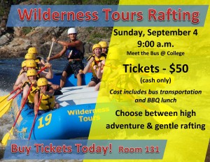 Wilderness Tours rafting trip