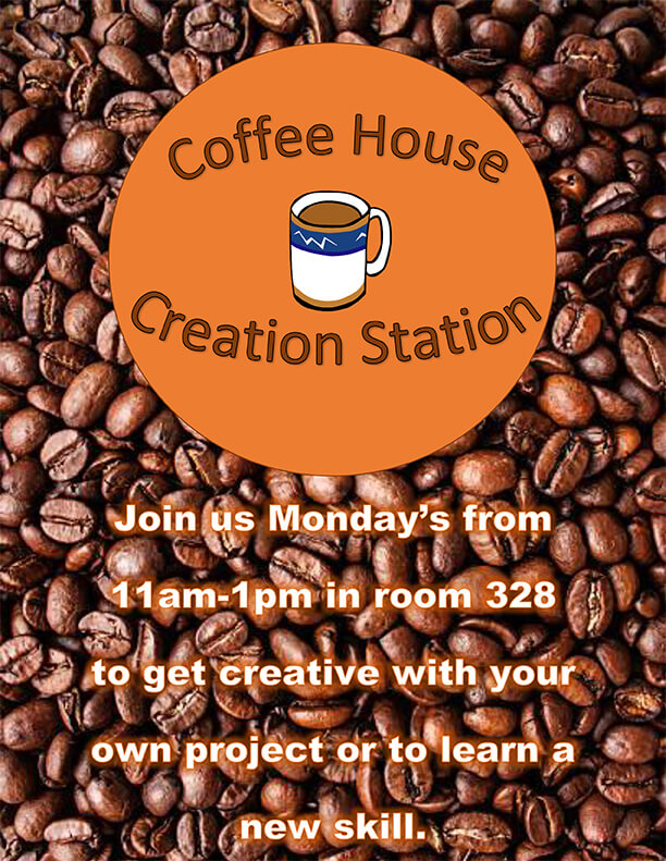 Coffee House Creation Station, Algonquin College, Pembroke Campus