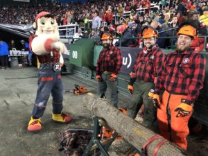 Loggersports Alumni Perform at Grey Cup Game