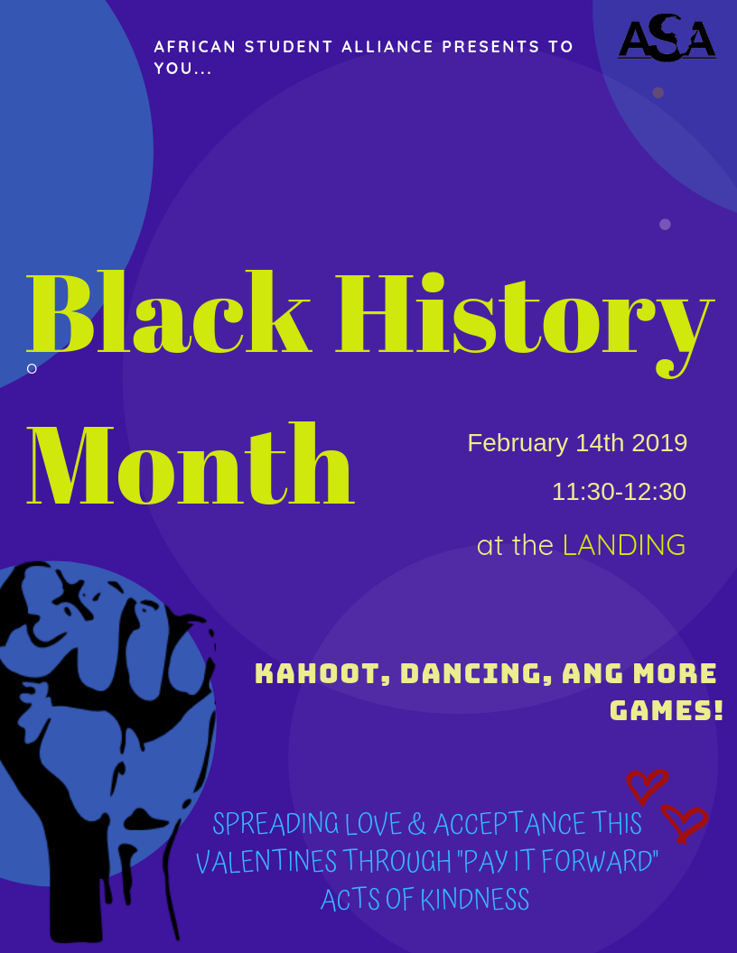 Black History Month, Algonquin College, Pembroke Campus