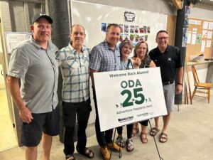 Faculty and staff of Algonquin College's Outdoor Adventure program pose for a picture.