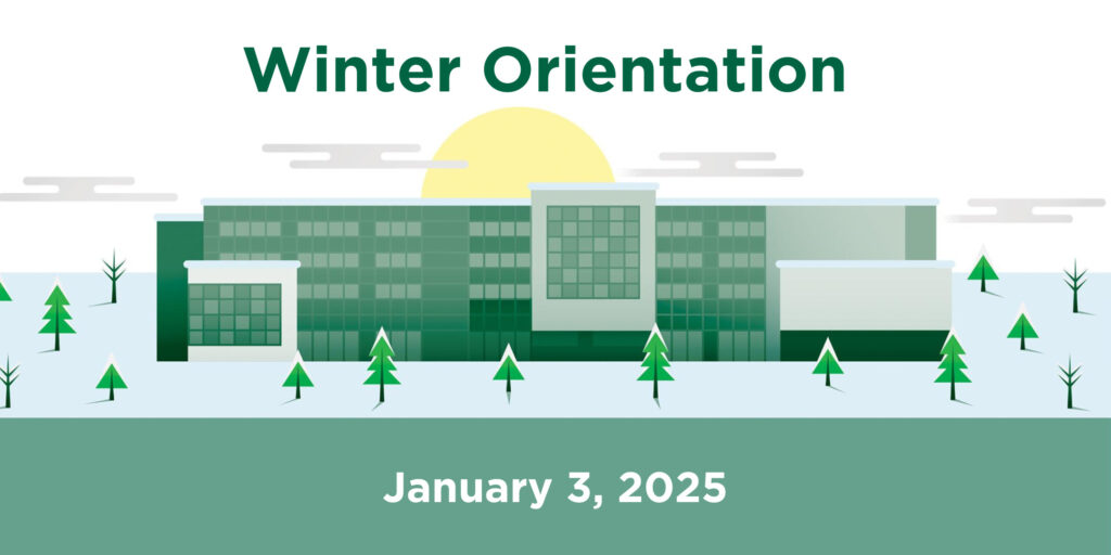 Winter Orientation 2025 on Friday, January 3, 2025