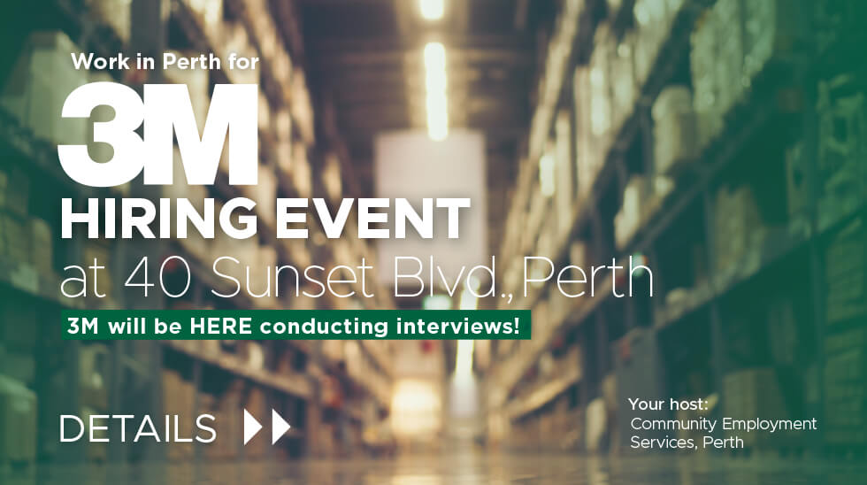 3M Hiring Event in Perth