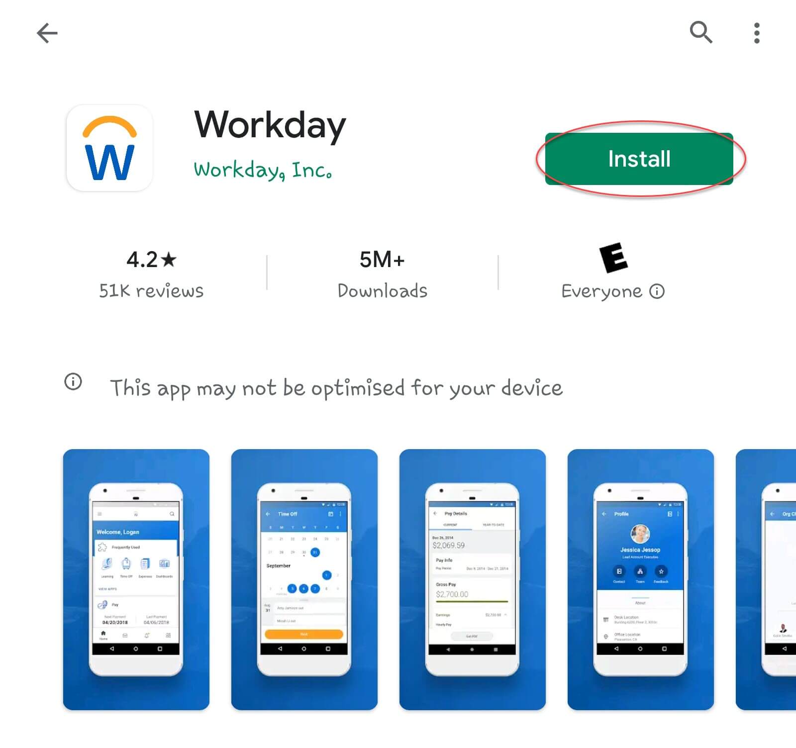 Workday App